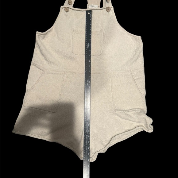 Böhme Cream Terry Cloth Overall Romper | XL | Casual Summer - Picture 2 of 4